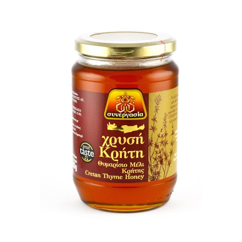 Συνεργασία Χρυσή Κρήτη Μέλι Θυμαρίσιο 900g