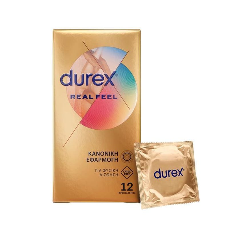 Durex Προφυλακτικά Real Feel 12τεμ