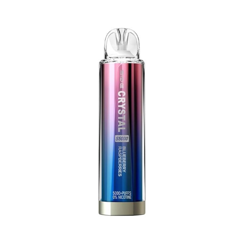 Crystal S5000 Ηλεκτρονικό Τσιγάρο μιας Χρήσης Blueberry Raspberries 0mg 13ml 5000 Puffs