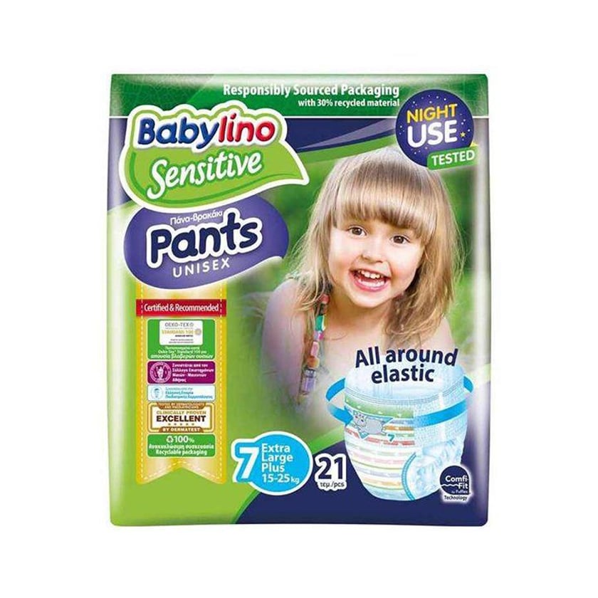 Babylino Πάνες Βρακάκι Unisex No7 Extra Large Plus 15-25kg 21τεμ
