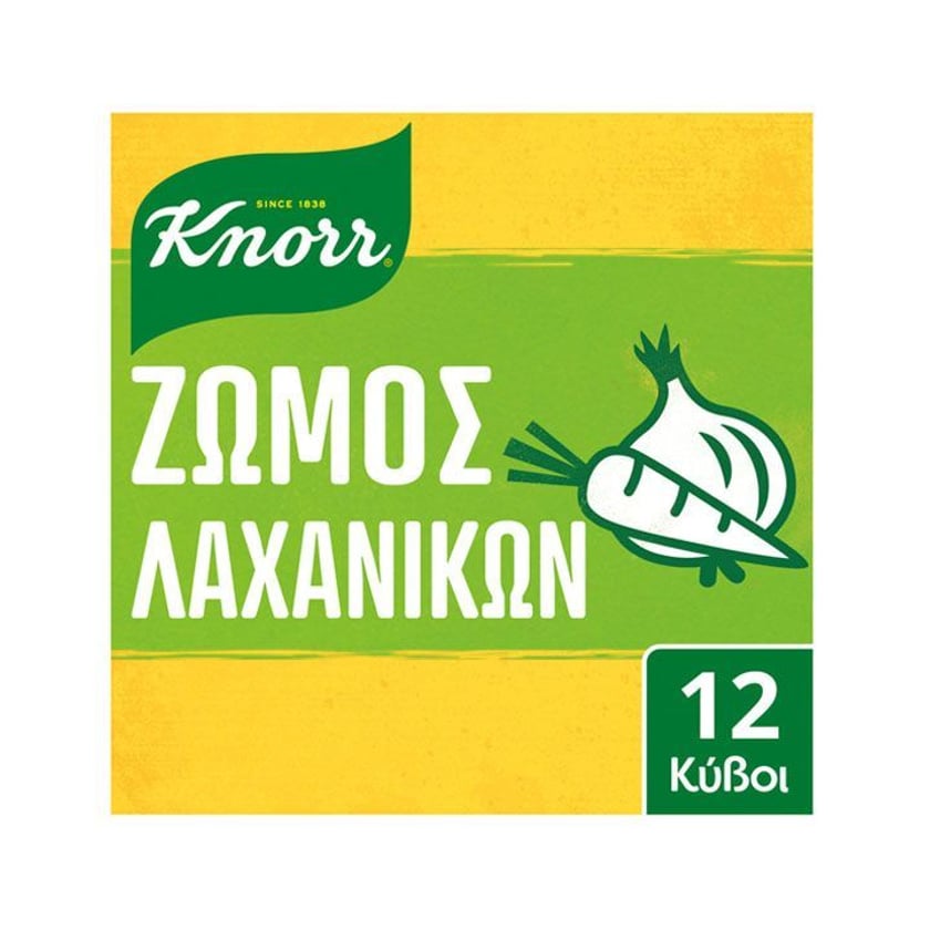 Knorr Κύβοι Λαχανικών 120g 12x10g