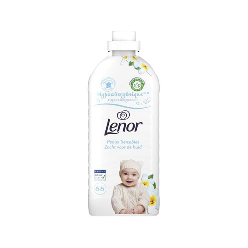 Lenor Μαλακτικό Ρούχων Sensitive 55μεζ 1155ml