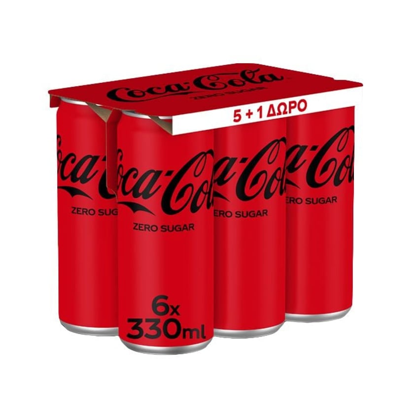Coca-Cola Zero Multipack 6x330ml 5+1