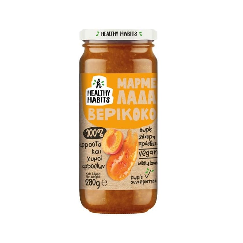 Healthy Habits Μαρμελάδα Βερύκοκο 280g