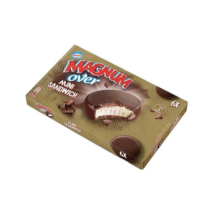 Magnum Over Παγωτό Mini Sandwich 6x60ml