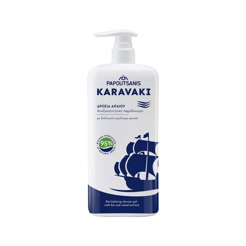 Papoutsanis Karavaki Αφρόλουτρο Δροσιά Αιγαίου 750ml