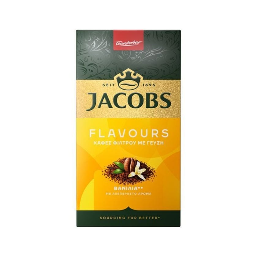 Jacobs Καφές Φίλτρου Flavours Βανίλια 250g