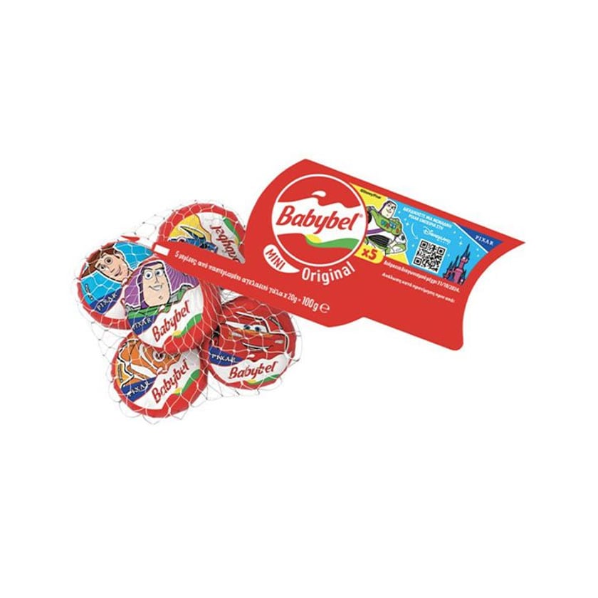 Babybel Mini Τυρί Μαλακό Pixar 5τεμ 100g
