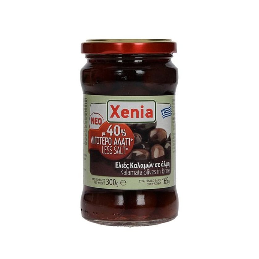Xenia Ελιές Καλαμών με 40% Λιγότερο Αλάτι 300g