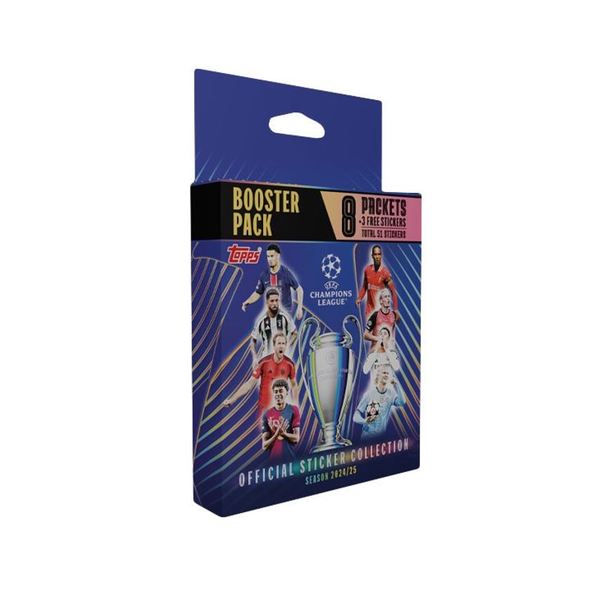 Topps Champions League 24/25 Αυτοκόλλητα Booster Pack 51τεμ