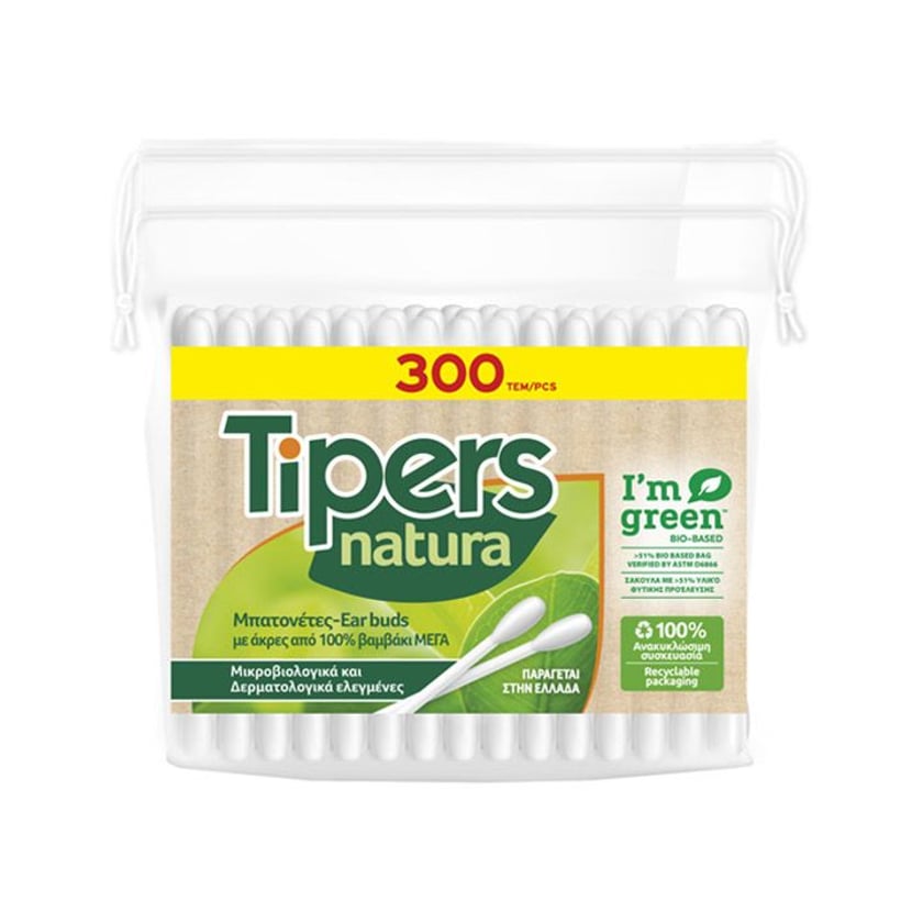 Tipers Natura Ωτοκαθαριστές 300τεμ