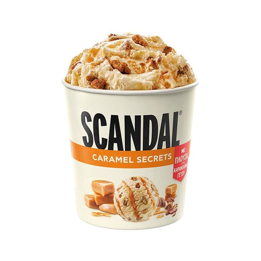 Scandal Παγωτό Οικογενειακό Caramel Secrets 750ml