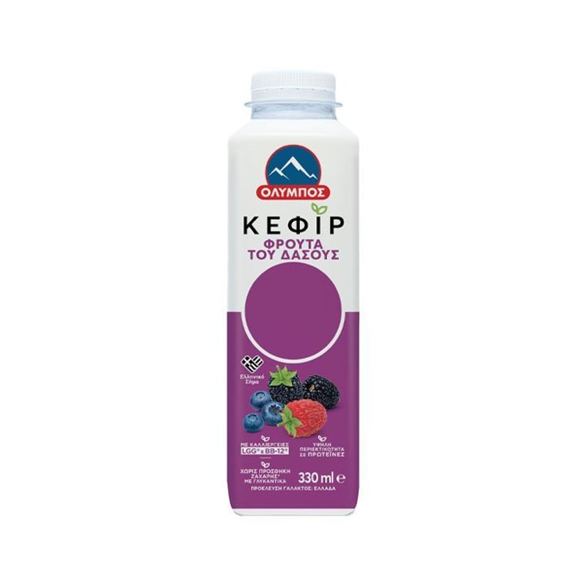 Όλυμπος Κεφίρ Φρούτα του Δάσους 330ml