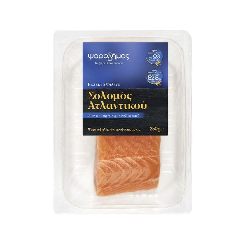 Ψαροδήμος Φιλέτο Σολομού Νωπό 250g