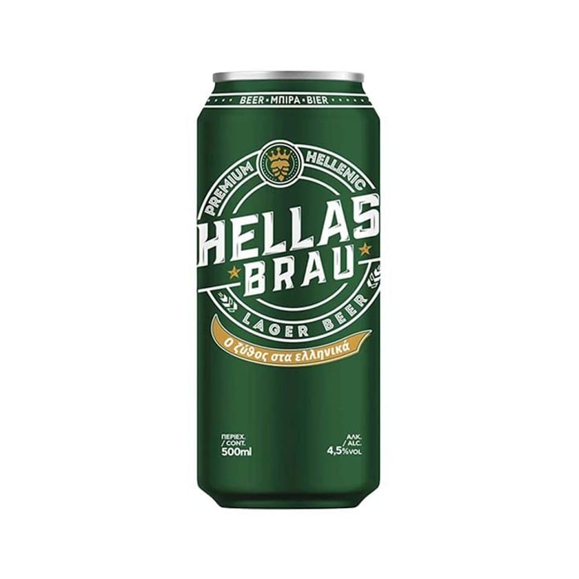 Hellas Brau Lager Κουτί 500ml