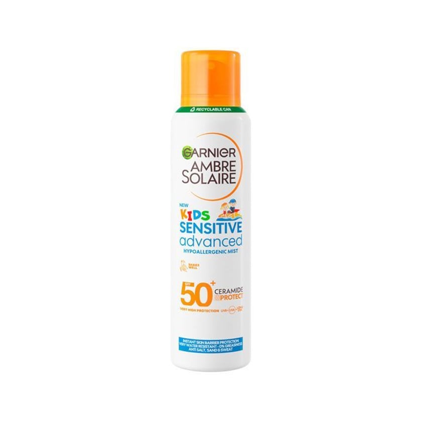 Garnier Ambre Solaire Kids Sensitive Advanced Παιδικό Αντηλιακό Mist Spray SPF50+ 150ml