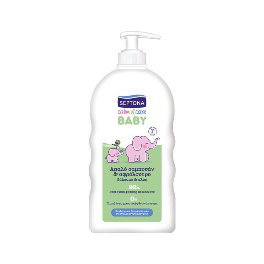 Septona Baby Σαμπουάν & Αφρόλουτρο με Βάλσαμο & Αλόη 500ml