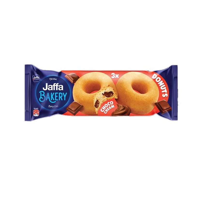 Jaffa Bakery Donuts με Γέμιση Σοκολάτα Γάλακτος 75g