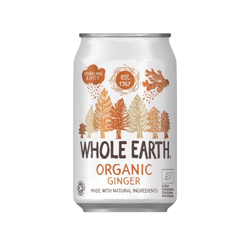 Whole Earth Ανθρακούχο Ποτό Ginger Bio 330ml