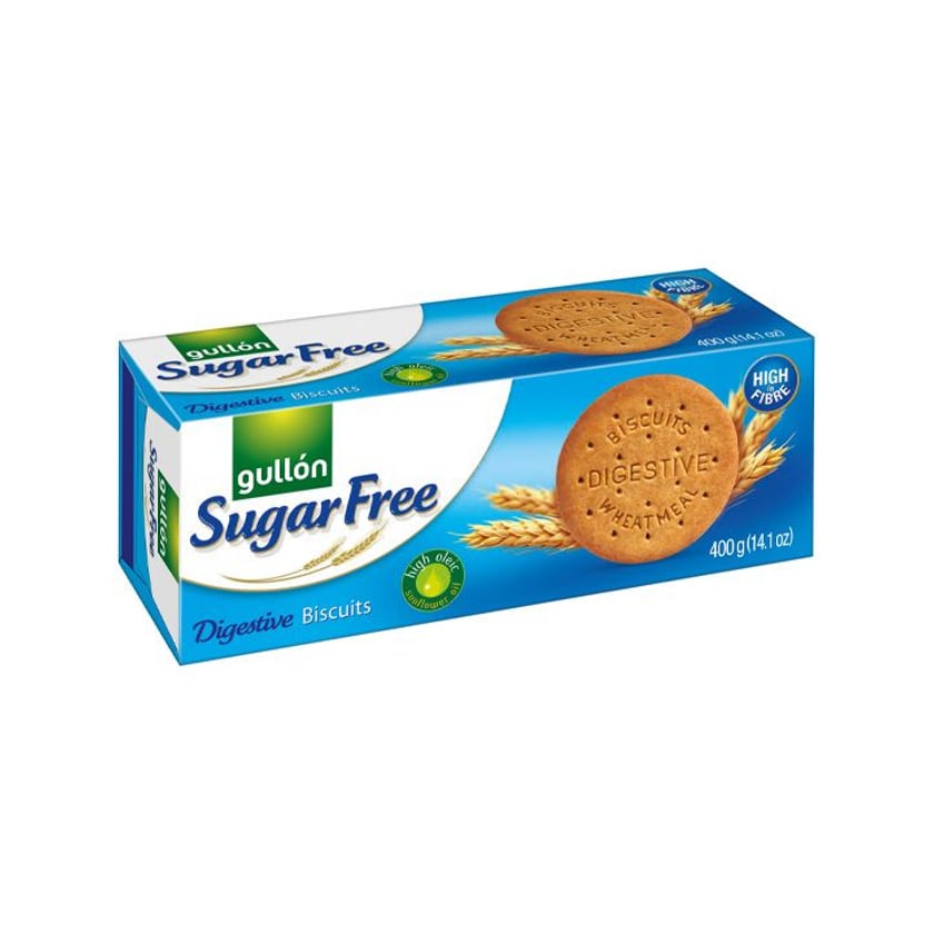 Gullon Μπισκότα Digestive Χωρίς Ζάχαρη 400g
