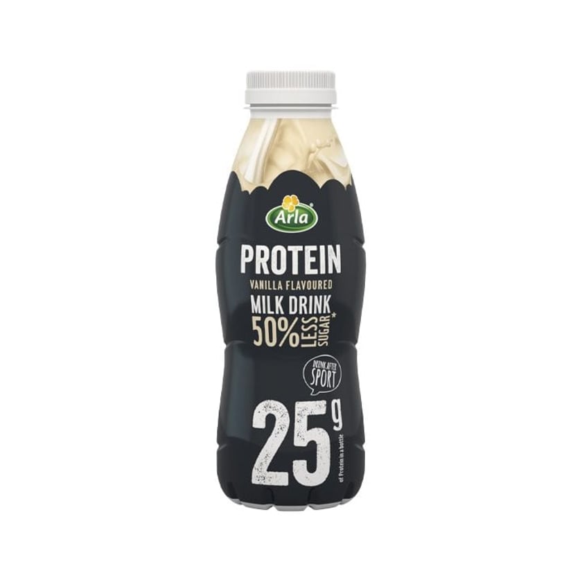 Arla Protein Ρόφημα Γάλακτος Βανίλια με 50% Λιγότερη Ζάχαρη Χωρίς Λακτόζη 500g