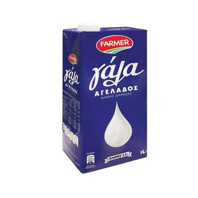 Farmer Γάλα Μακράς Διαρκείας Πλήρες 1l