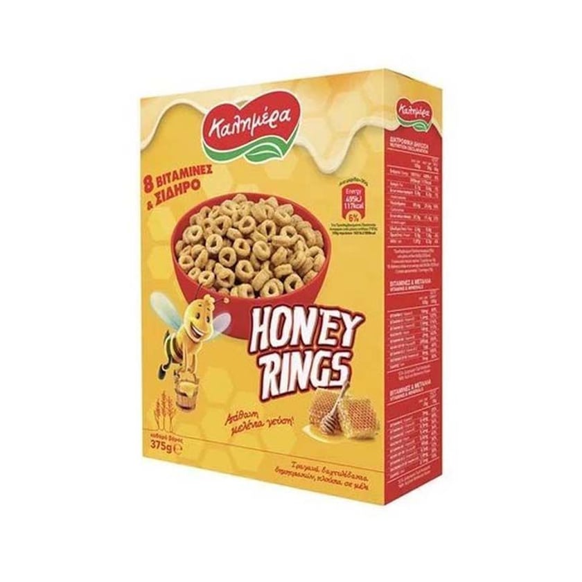Καλημέρα Δημητριακά Happy Honey Rings 375g
