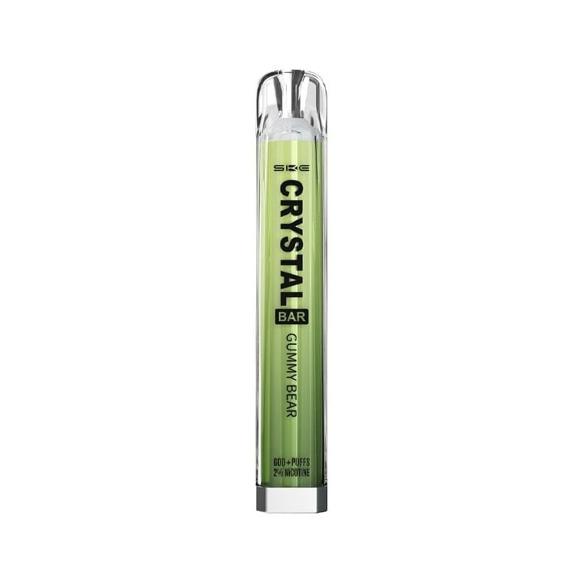 Crystal Bar Ηλεκτρονικό Τσιγάρο μιας Χρήσης Gummy Bear 20mg 2ml 600 Puffs