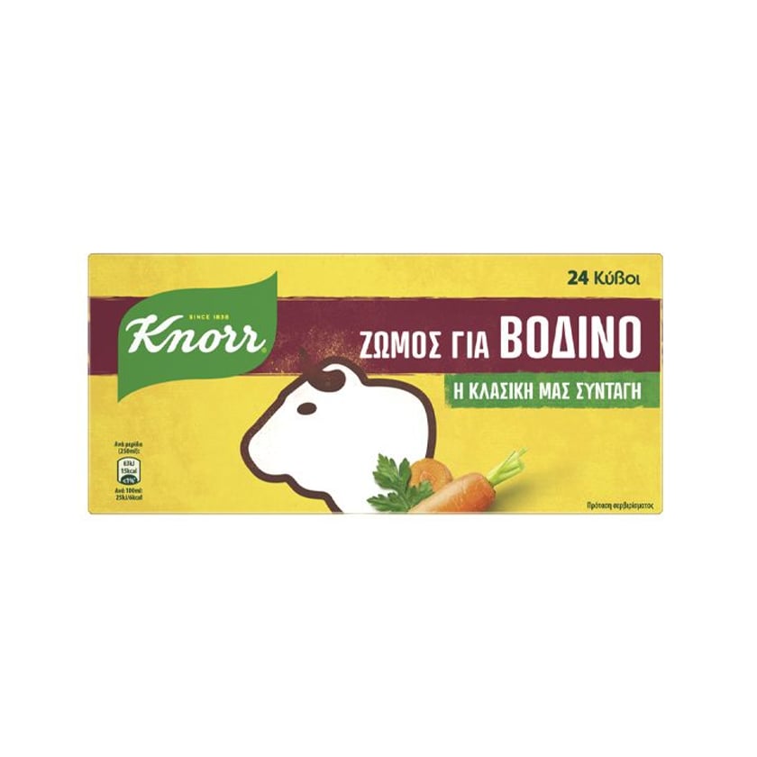 Knorr Kύβοι Βοδινού 24τεμ