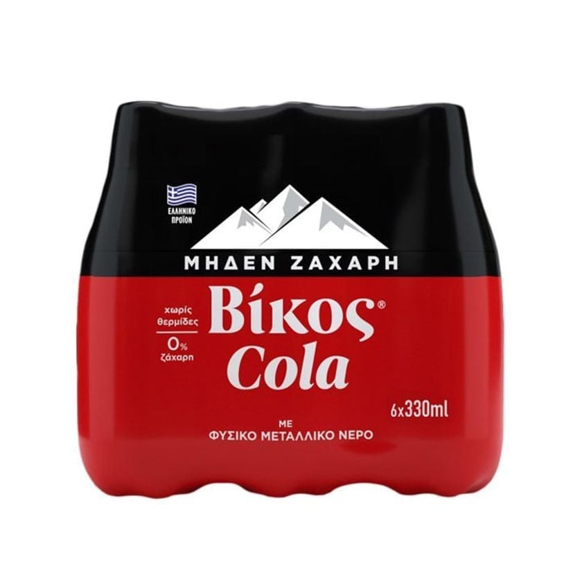 Βίκος Cola Zero 6x330ml