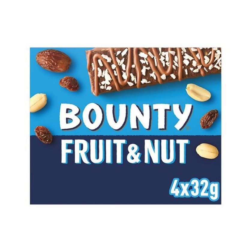 Bounty Μπάρες Δημητριακών με Φρούτα & Ξηρούς Καρπούς 4x32g