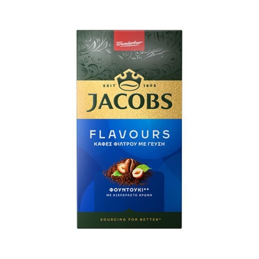 Jacobs Καφές Φίλτρου Flavours Φουντούκι 250g