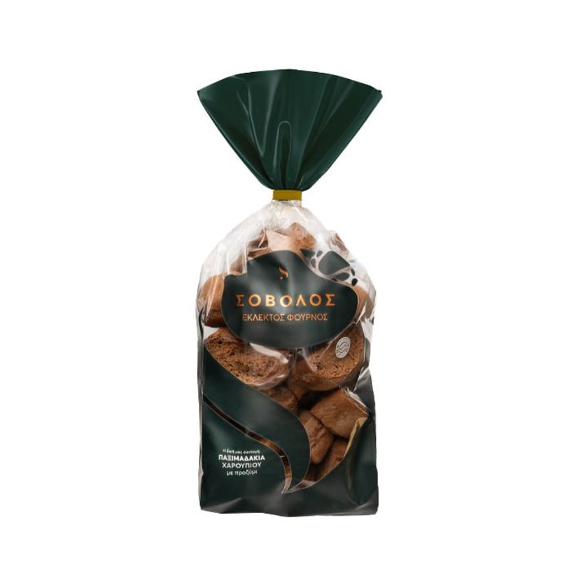 Σόβολος Παξιμαδάκια Χαρουπιού 350g