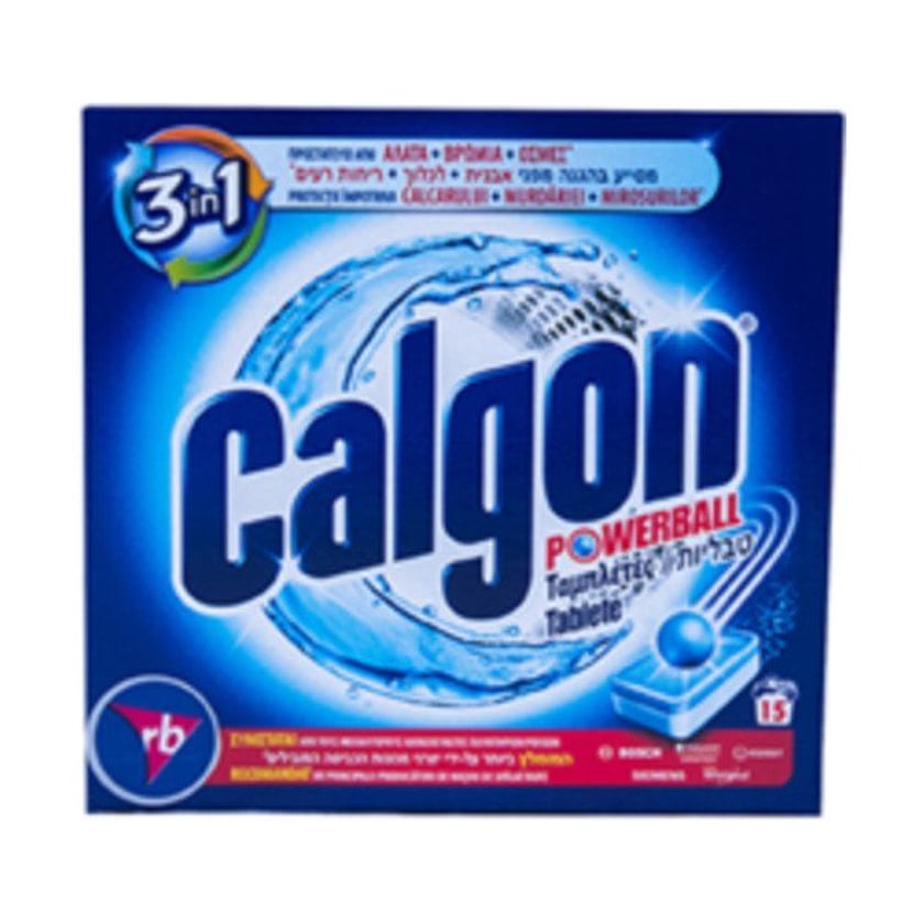 Calgon Αποσκληρυντικό Πλυντηρίου Ρούχων 3in1 15τεμ