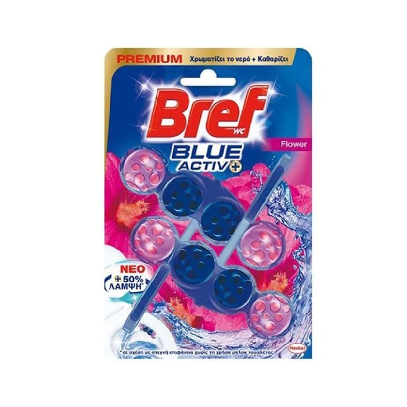Bref Blue Active WC Block Floral 2x50ml