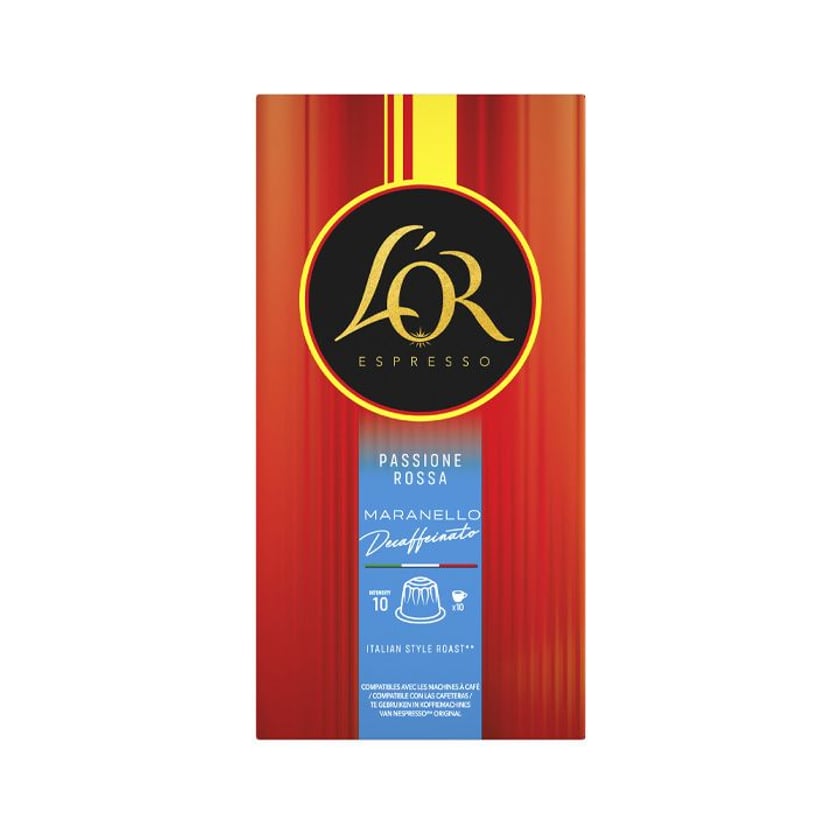 L'Or Κάψουλες Espresso Maranello Decaffeinato Συμβατές με Μηχανές Nespresso 10τεμ