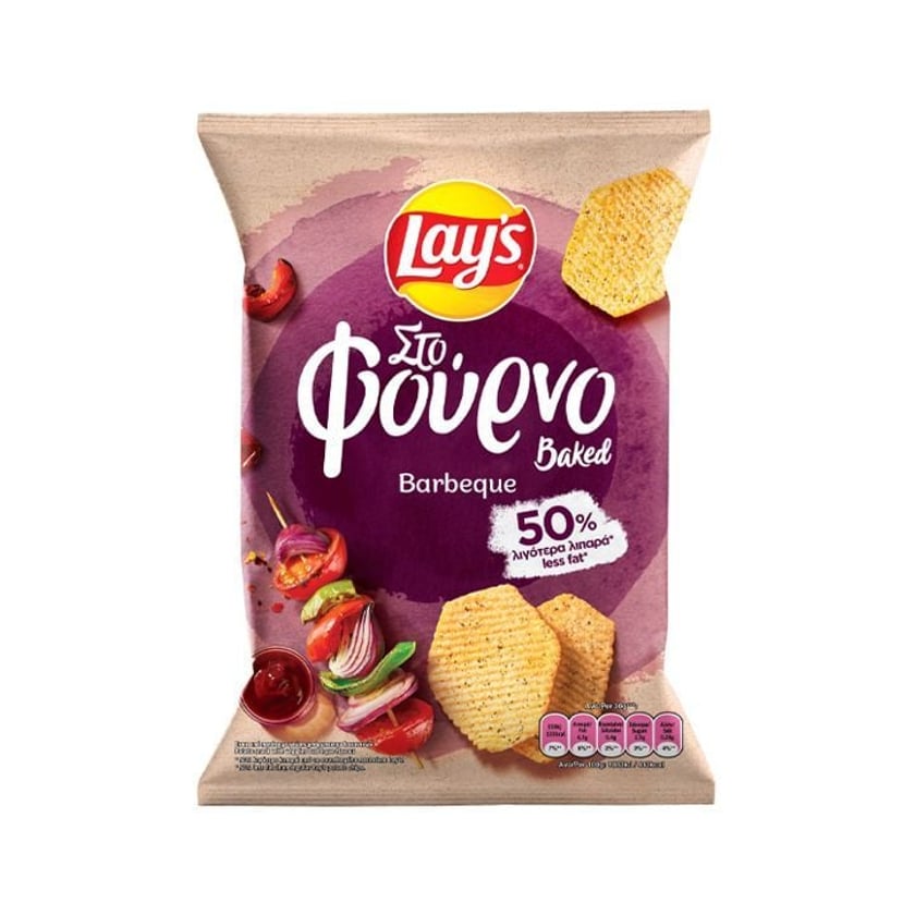 Lay`s Πατατάκια στο Φούρνο BBQ 105g