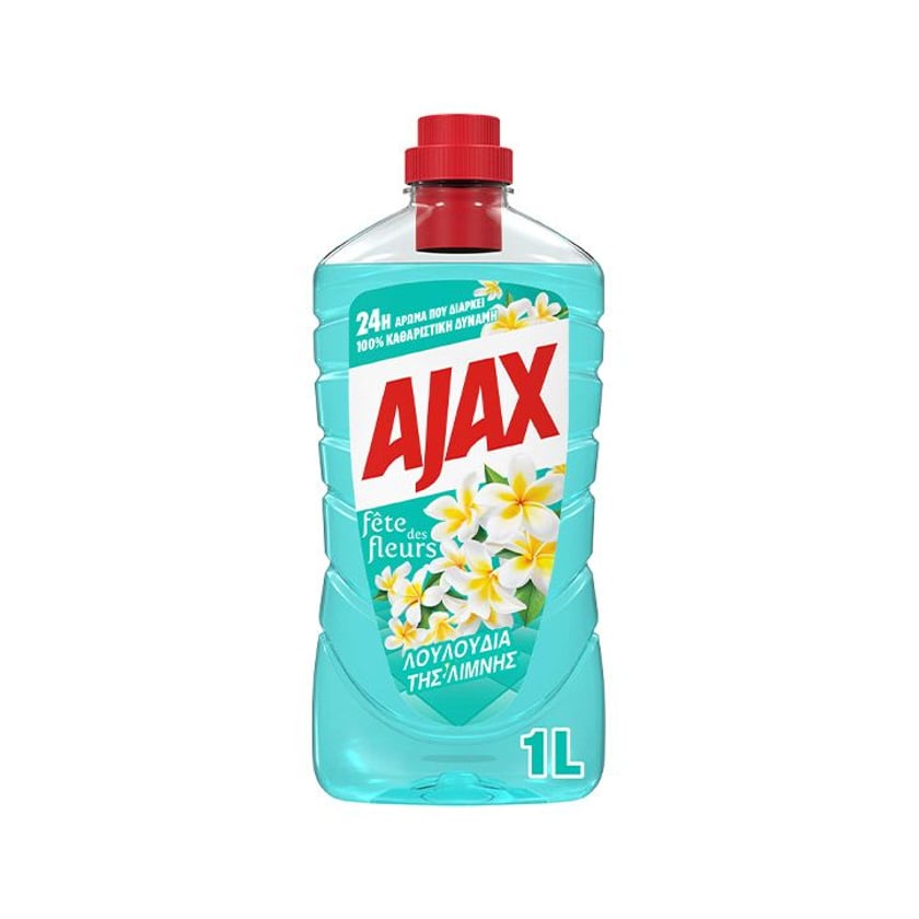 Ajax Fete Des Fleurs Υγρό Καθαριστικό Πατώματος Λουλούδια της Λίμνης 1l