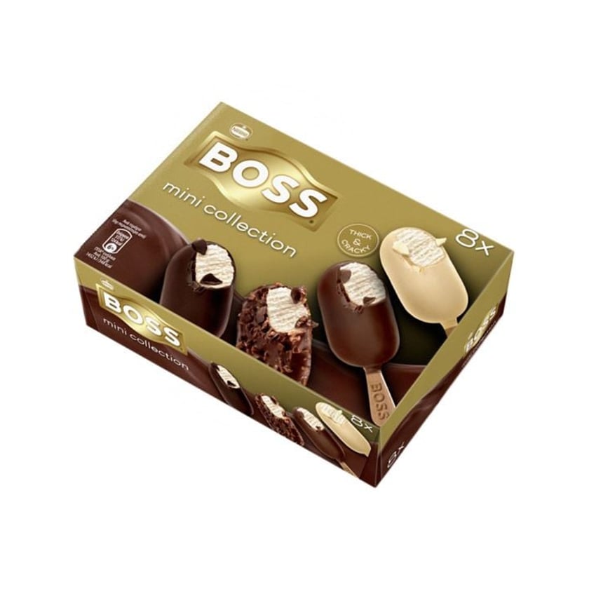 Boss Παγωτό Ξυλάκι Mini Collection 8x50ml