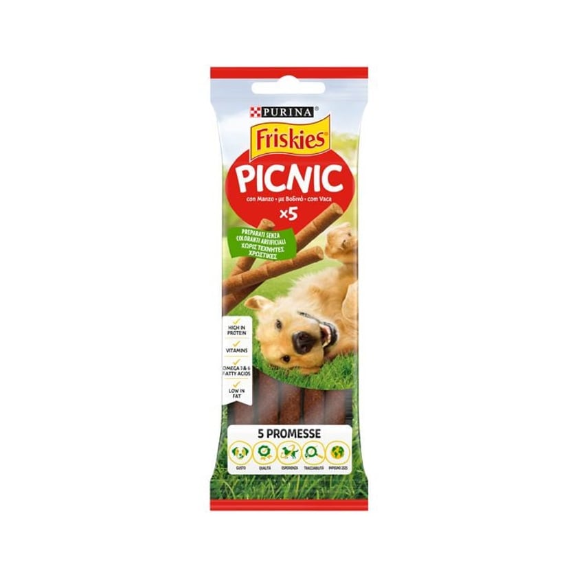 Friskies Picnic Λιχουδιές γΙα Σκύλους Με Βοδινό 42g