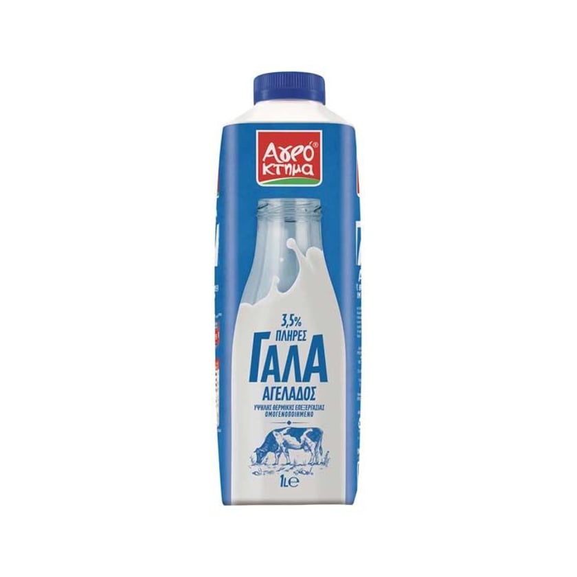 Agroktima Cow Milk Light 3.5% Fat 1l