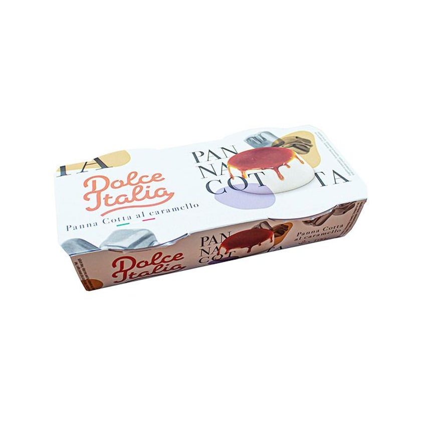 Dolce Italia Panna Cotta Καραμέλα 2x100g