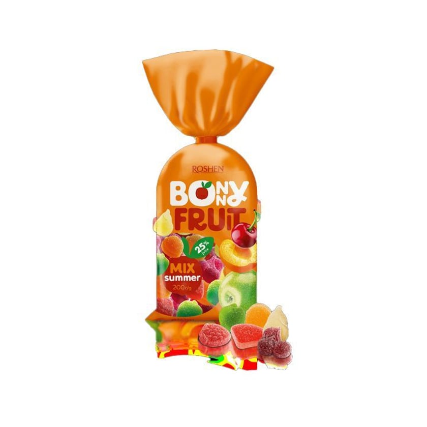 Roshen Bonny Fruit Ζελεδάκια Mix Summer 200g