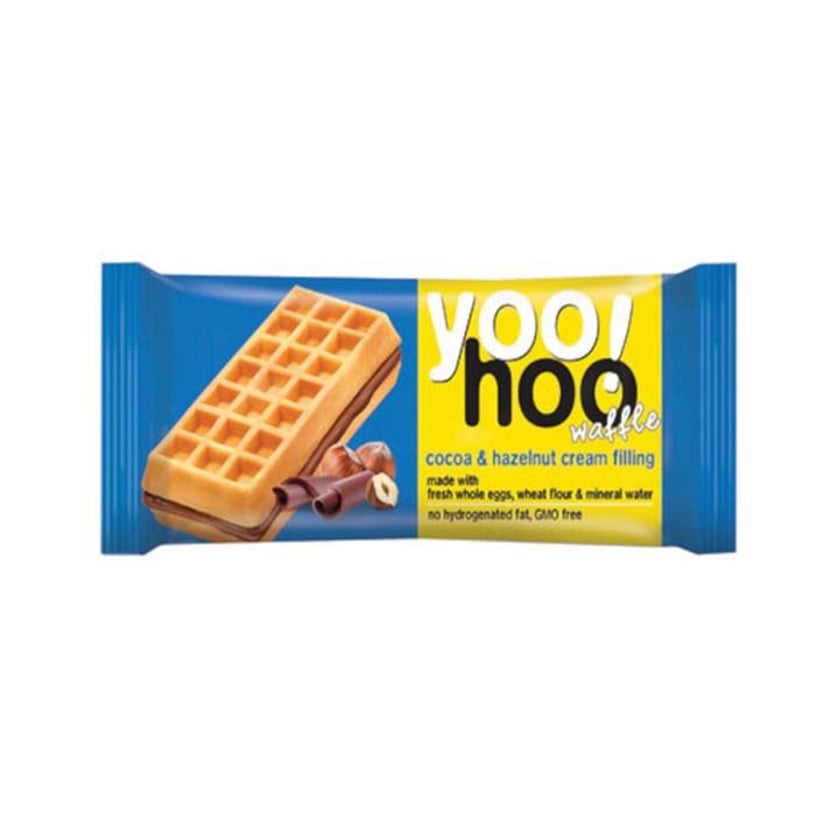 Yoo Hoo Βάφλα με Γέμιση Κακάο Φουντούκι 50g