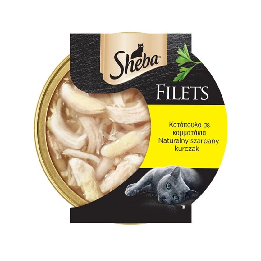 Sheba Filets Υγρή Τροφή για Γάτες Κοτόπουλο 60g