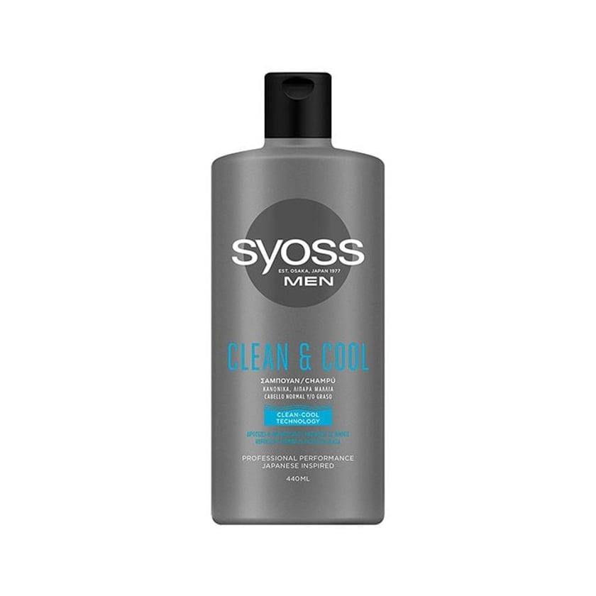 Syoss Men Σαμπουάν Clean Cool 440ml
