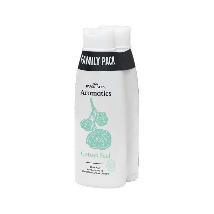 Papoutsanis Aromatics Αφρόλουτρο Cotton Feel 2x650ml