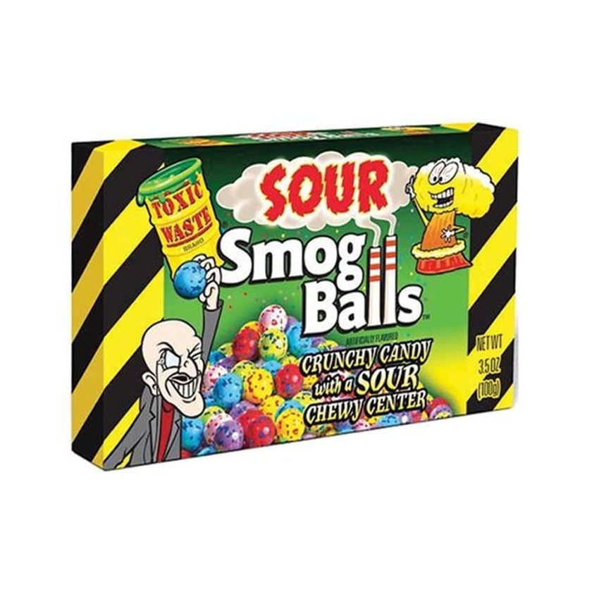 Toxic Waste Καραμέλες Sour Smog Balls 85g
