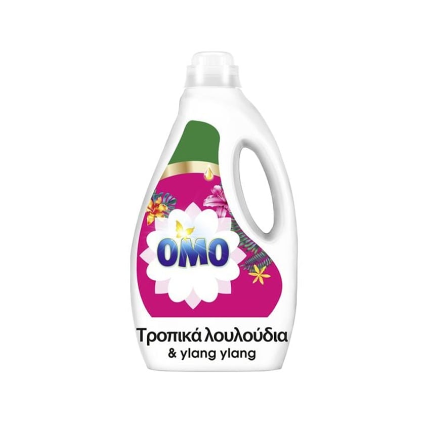 Omo Liquid Laundry Detergent Tropical Flower & Ylang Ylang 45 Washes 2.25l