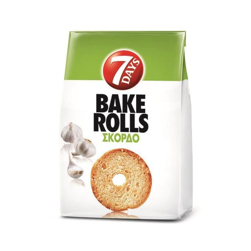 7Days Mini Bake Rolls Σκόρδο 150g